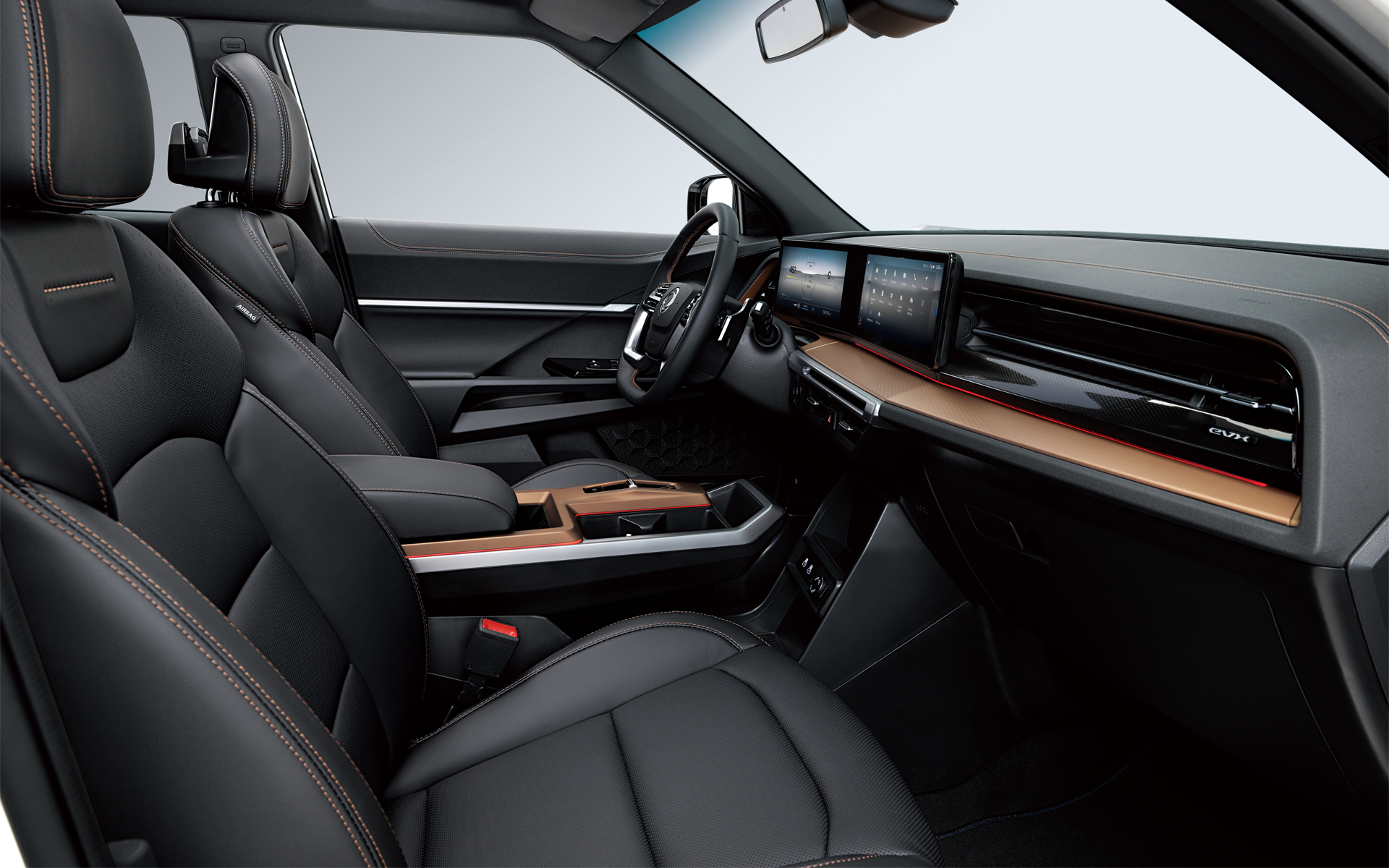 image of black interior