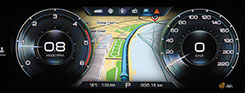 Cluster navigation screen